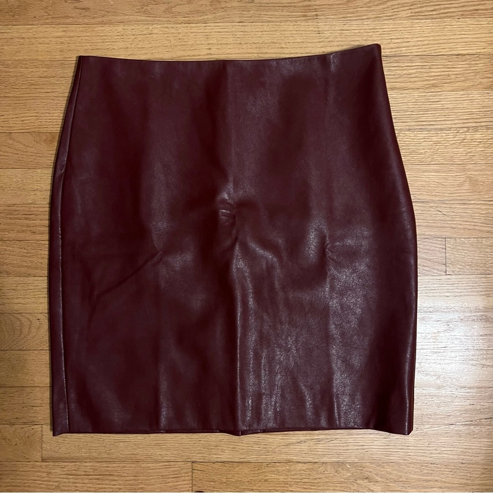 J. Crew Faux Leather Skirt Size 16